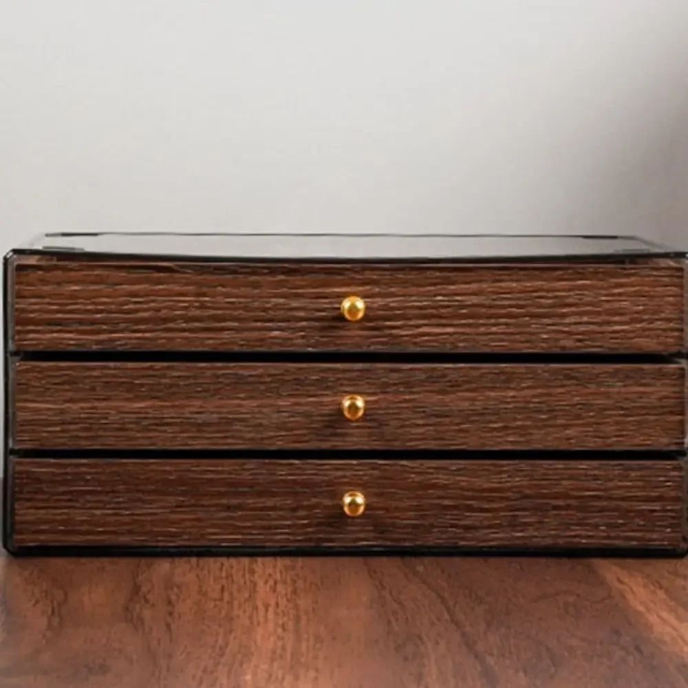 ✨ Multi-Layer Wooden Jewelry Organizer – Stylish Storage with Clear View 💍