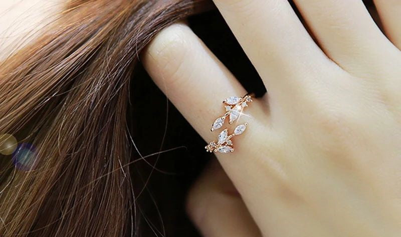 Women’s Adjustable Branch Ring – Fashionable Finger Jewelry for Daily Wear and Special Occasions